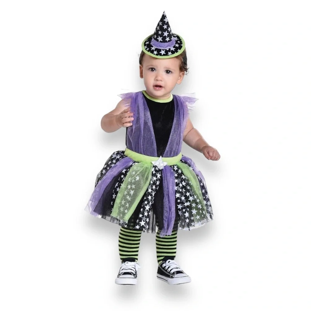 Amscan Classic Witch Costume 3 piece set 12 -24 M - Picture 3 of 17